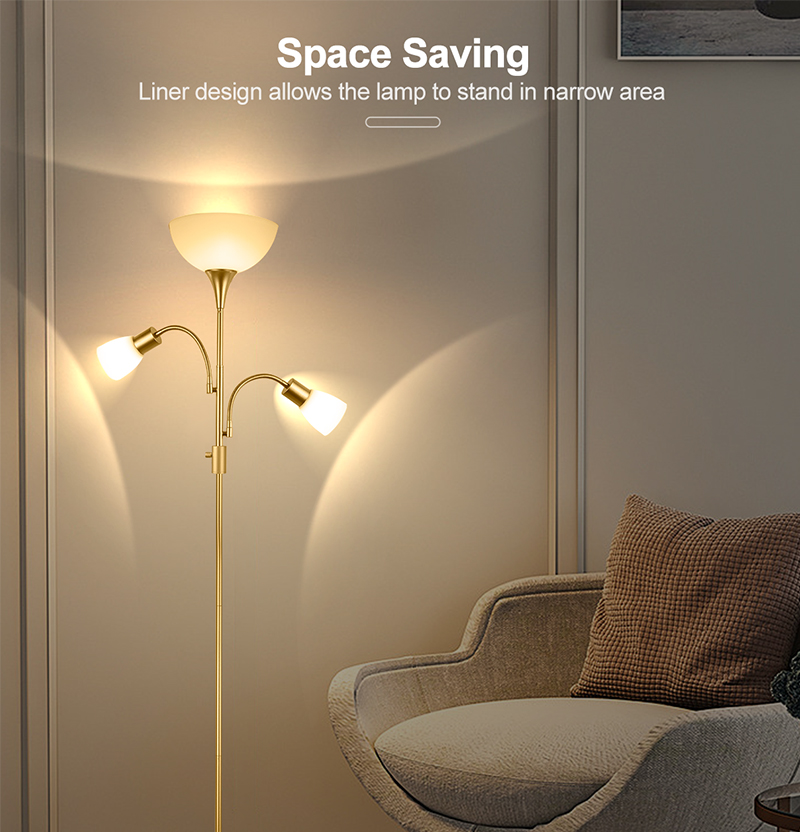 29 3 Bowls Floor Light
